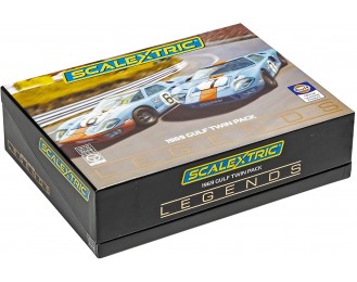  Ford GT40 1969 Gulf Limited Edition Twin Pack 1:32  Race Cars C4041A