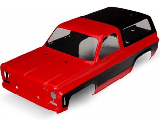  Body, Chevrolet Blazer (1979) (red) (Requires Grille, Side Mirrors, Door Handles, Windshield Wipers, ls)