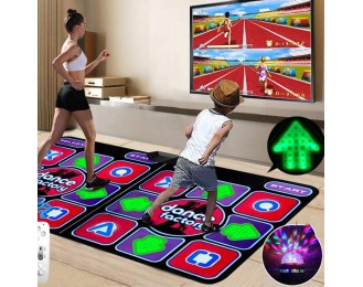 Dance mat 3D Running Blanket Yoga USB Dance Pad, with A Silicone Massage. HD Quality, Safe and Comfort, Will Shine, Parent-Child Game Console