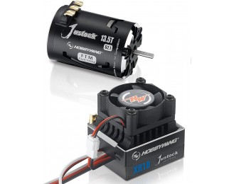 XR10 Justock ESC Electronic Speed Controller, w/Justock 3650 SD G2.1 Sensored Brushless Motor (13.5T Turn) - Combo