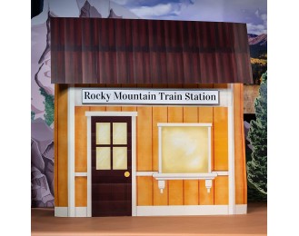 9 ft. 2 in. Rocky Mountain Railroad Train Station