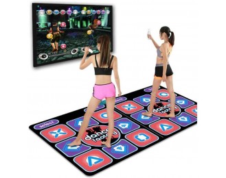 CHZHENG Dance Mat Video Game Rug Wireless Play Mat Cordless Foldable Non-Slip Tv Computer Dual-Use Somatosensory Dance Mats for s Children