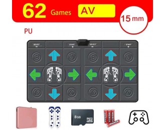 Dance mat Quality 2020 Double, I TV AV Interface for Dancers 62 Games Somatosensory  Dance -zhibiao (Color : Cool Gray, Size : 15mm)
