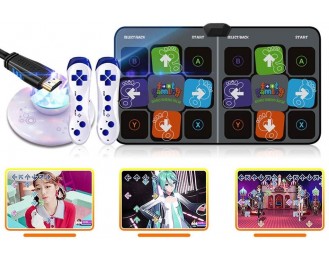 Dance mat Best Gift Game for sComputer TV Dual-use Hdmi for Dancers PVC 11MM 125 Games Dancing Machine  Somatosensory Yoga for Weight Loss Running Blanket -Musical