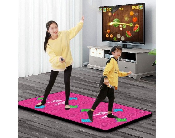 All new Dance Mat Game For s62 Games Computer TV Dual-use Dance Rug Tv Game PVC 11MM Dancing Machine  Somatosensory Game Slimming Running Blanket Super clear picture quality ( Size : 11MM )