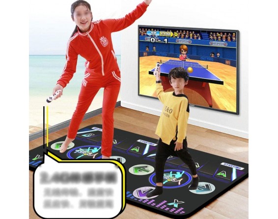 All new Dance Mat Game For s62 Games Computer TV Dual-use Dance Rug Tv Game PVC 11MM Dancing Machine  Somatosensory Game Slimming Running Blanket Super clear picture quality ( Size : 11MM )
