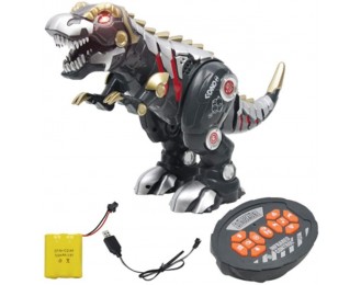 ZSHXF Kids Remote Control Dinosaur Toy, Kids Electric Dinosaur Toy RC Animal Toys RC Rechargeable Mechanical Walking Dinosaur with Sound Light Interactive Toys, for Boys Girls Children
