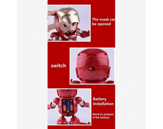 LBSX Robot for Kids Intelligent Robot Early Learning Story Toy, Dancing, Singing, Led Eyes