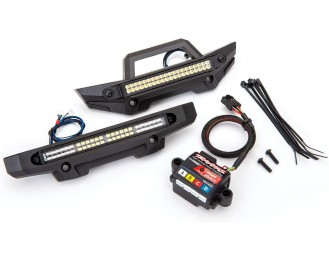  8990 Complete Waterproof LED Light Bar Kit with App Controlled Functions and Amplifier for 1/10 Scale Maxx RC Monster Trucks