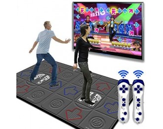 Dance mat 3D, HD Quality, Thick PU Material, with A Wireless Host Box, 360 Accepts The Signal, (2 Handles)
