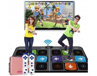 All new Wireless Dance Mat Double  Somatosensory Game Machine Play Mat 30mm For Weight Loss, Fitness, Yoga, Dance, Sports - TV-AV / Computer-USB Interface - Unlimited Update Super clear picture qu