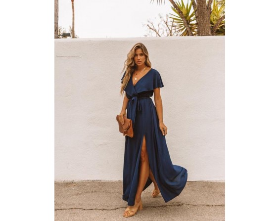 Lost In The Moment Maxi Dress - Navy